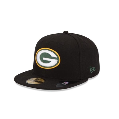 Green Bay Packers Gorra | New Era NFL 59fifty Fitted Cap Mexico - Negros